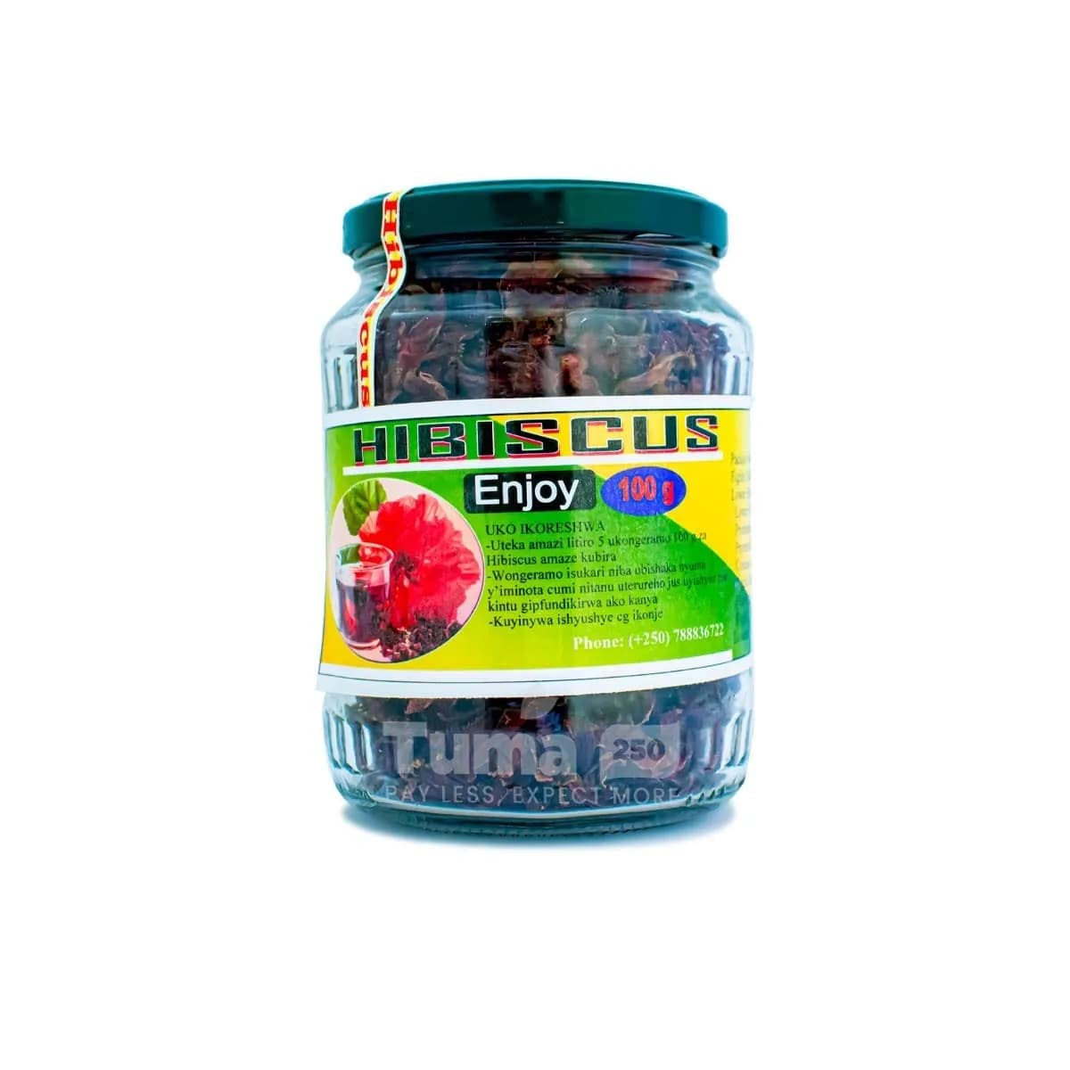 Hibiscus Leaves In Glass Jar – 100g