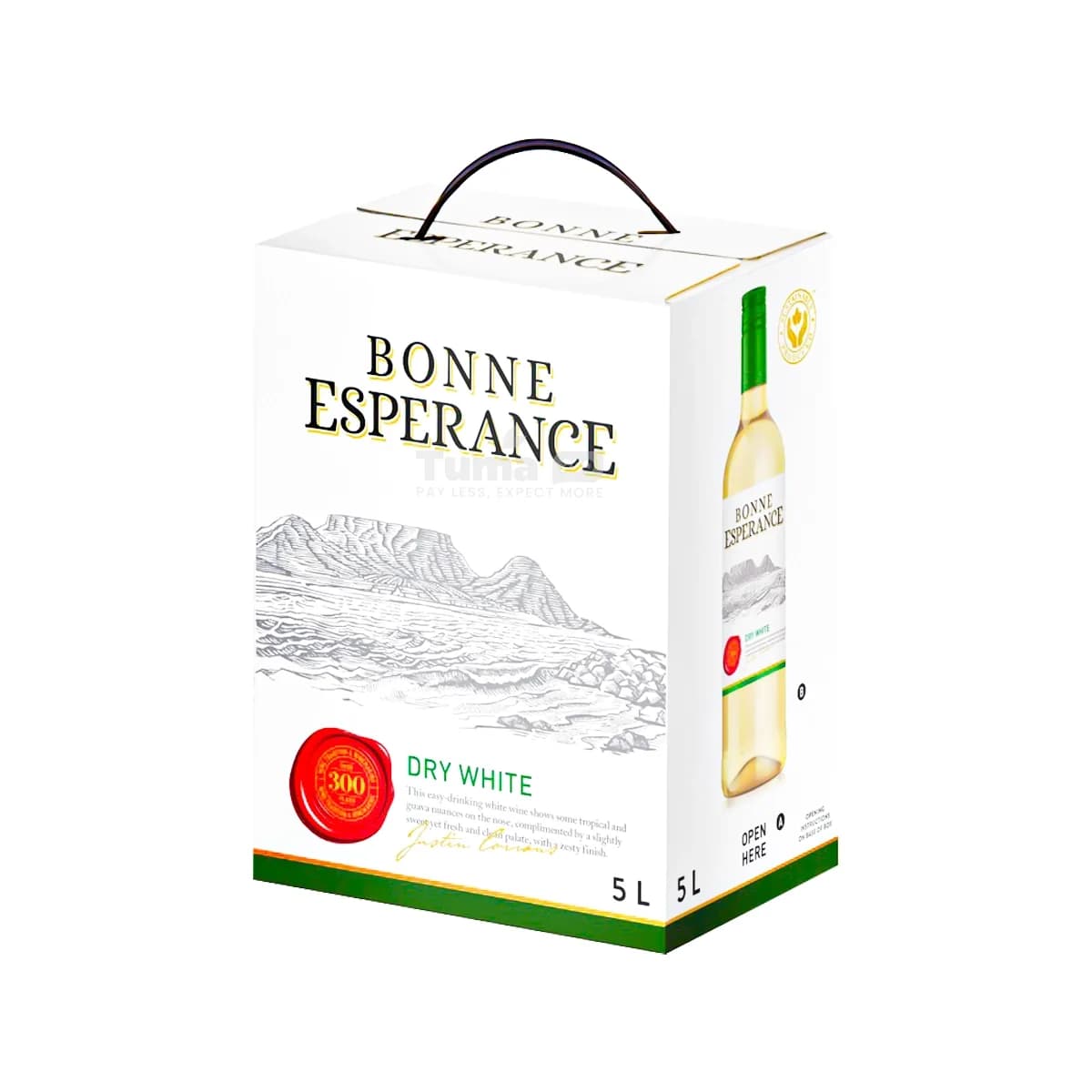 Bonne Esperance dry white wine 5L