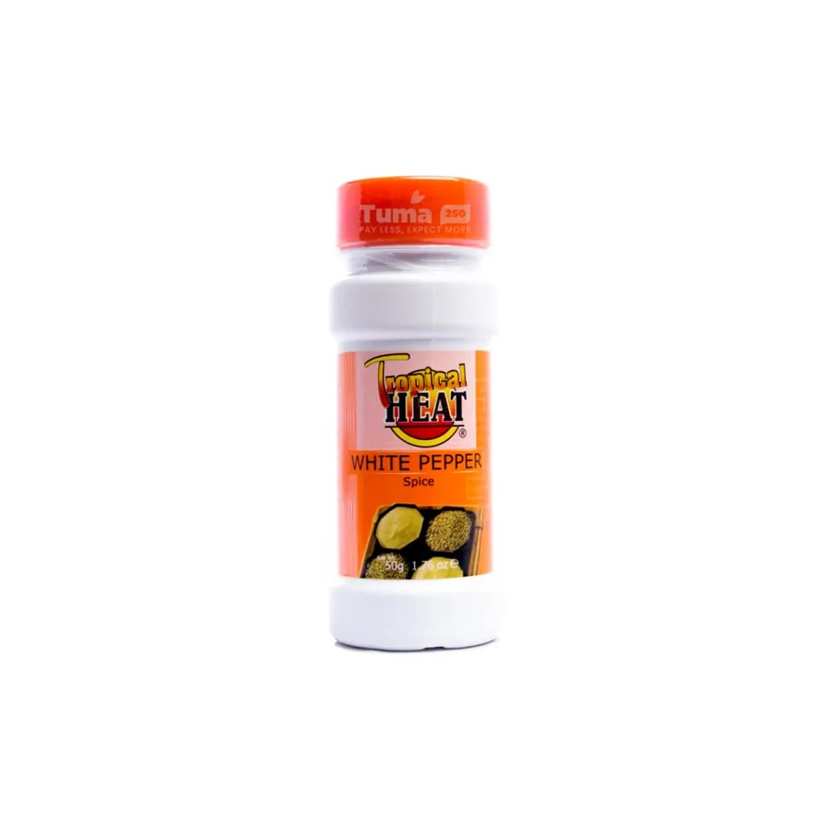 Tropical Heat White Pepper Spice 45g