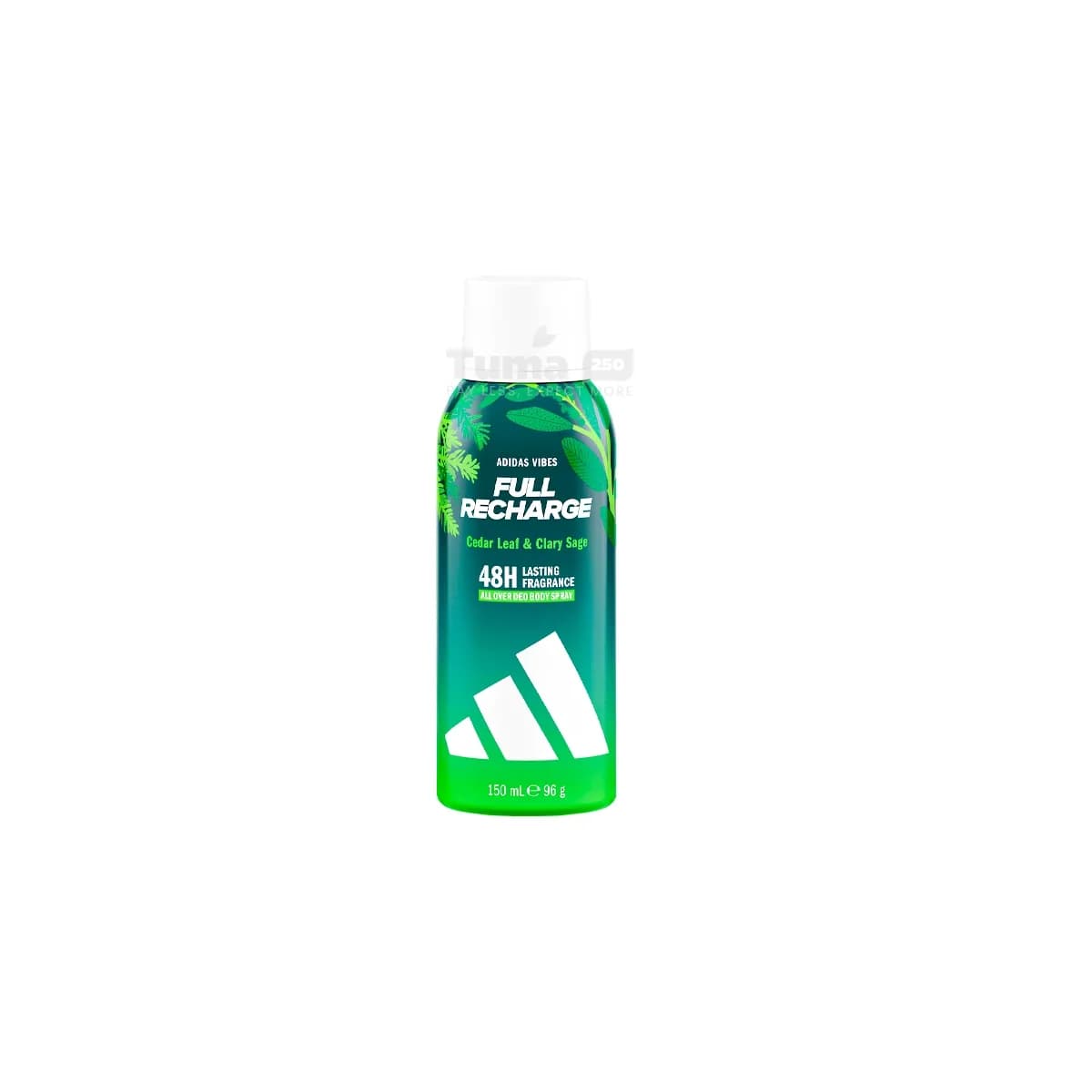 Adidas Full Recharge Cedar Leaf & Clary Sage Fragrance 48h 150ml