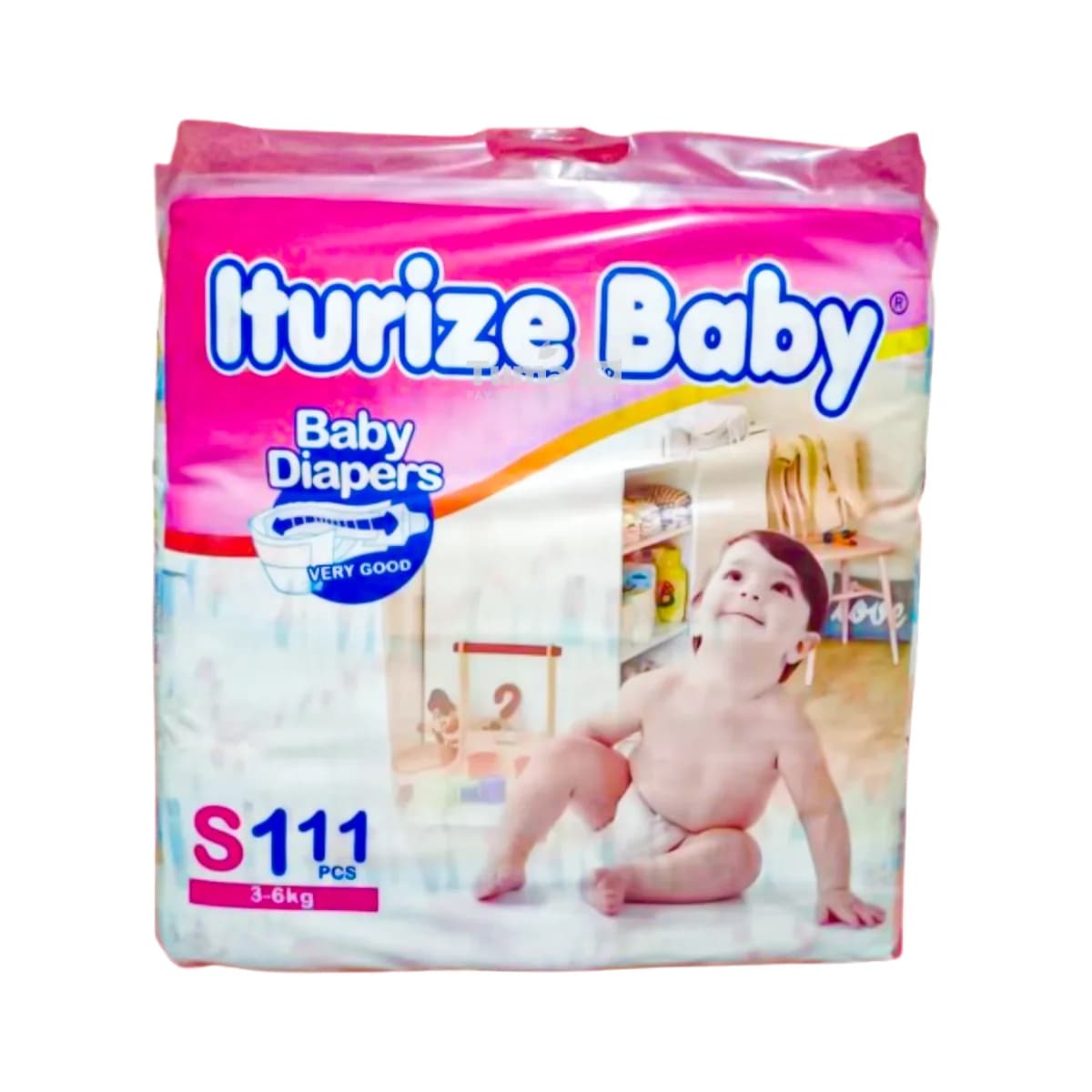 Iturize Baby Diapers Small (3-6kg) -111pcs