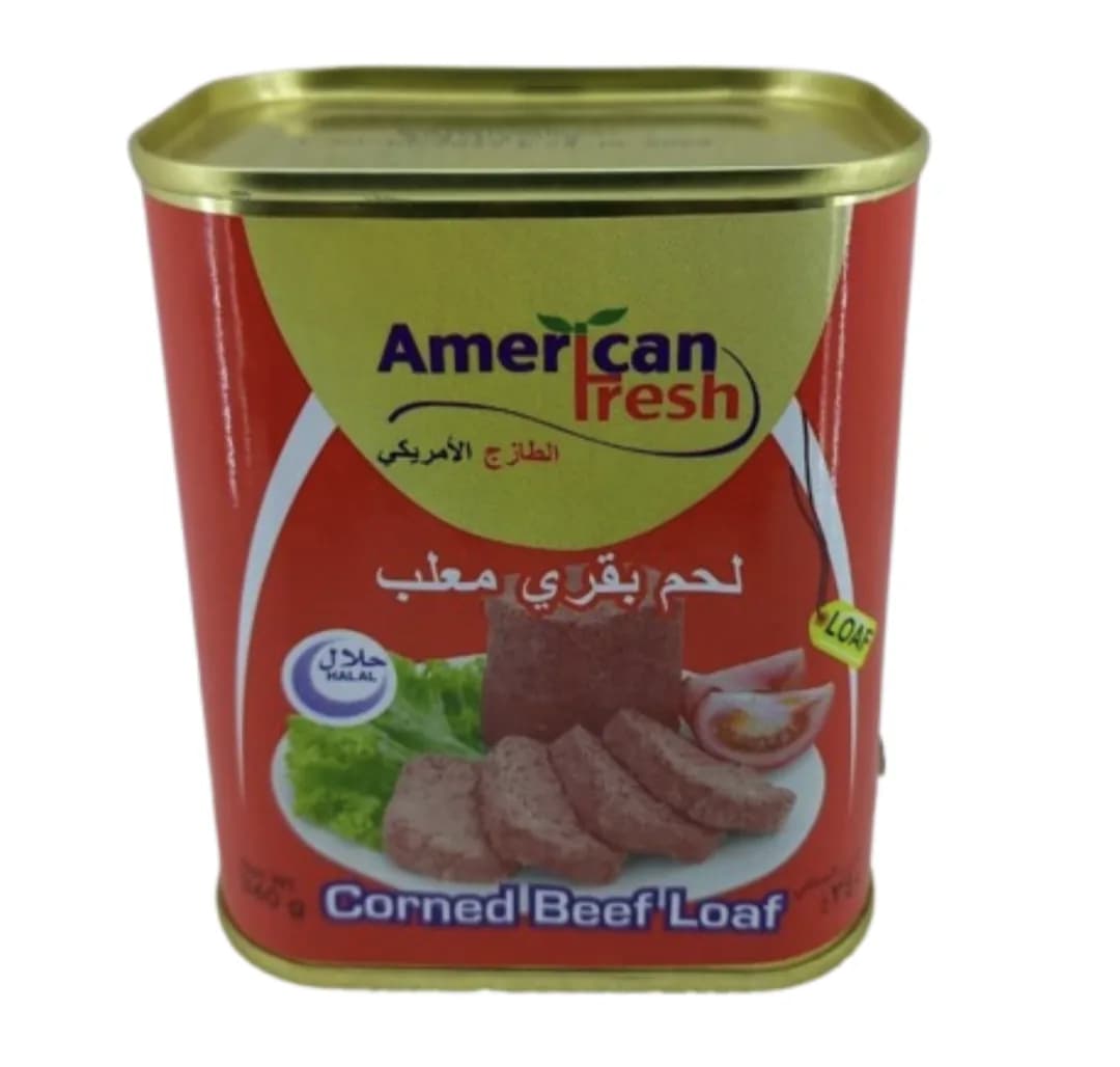 American Fresh Corned Beef Loaf 340g