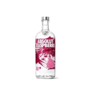 Absolute Vodka-Raspberry Flavoured 40%Vol 1L