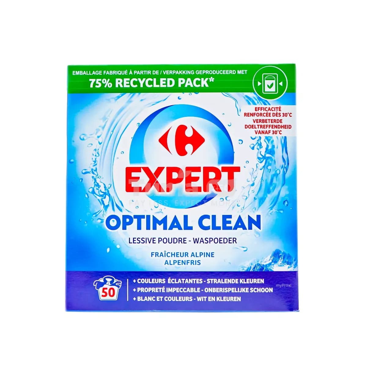 Carrefour Expert Optimal Clean Washing Powder 2.5kg