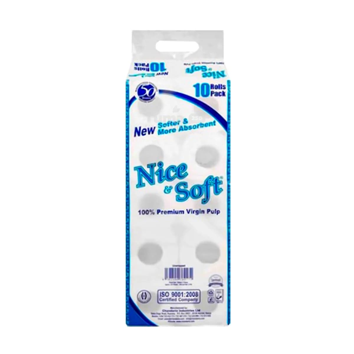 Nice & Soft 100% Premium Virgin Toilet paper 10pcs