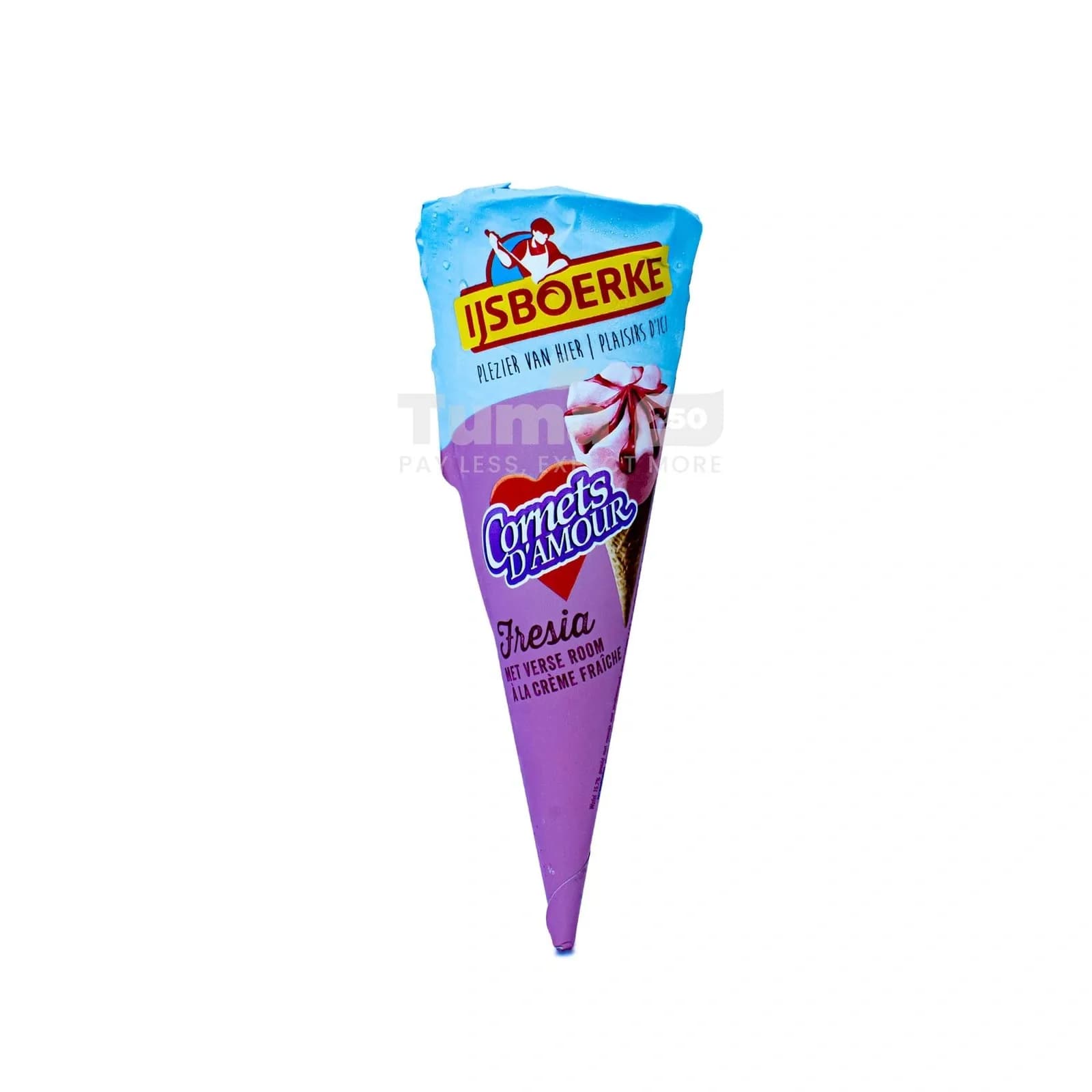 Ijsboerke Cornets D’amour Frezia Ice Cream 120ml