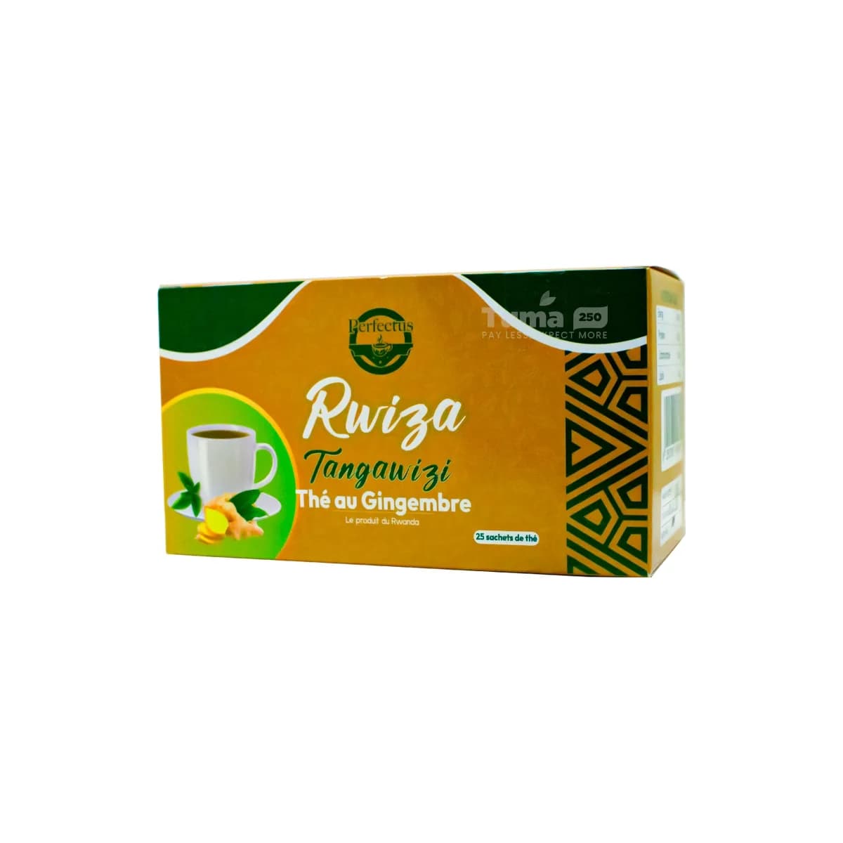 Rwiza Tangawizi (Ginger) Tea 25Tea Bags