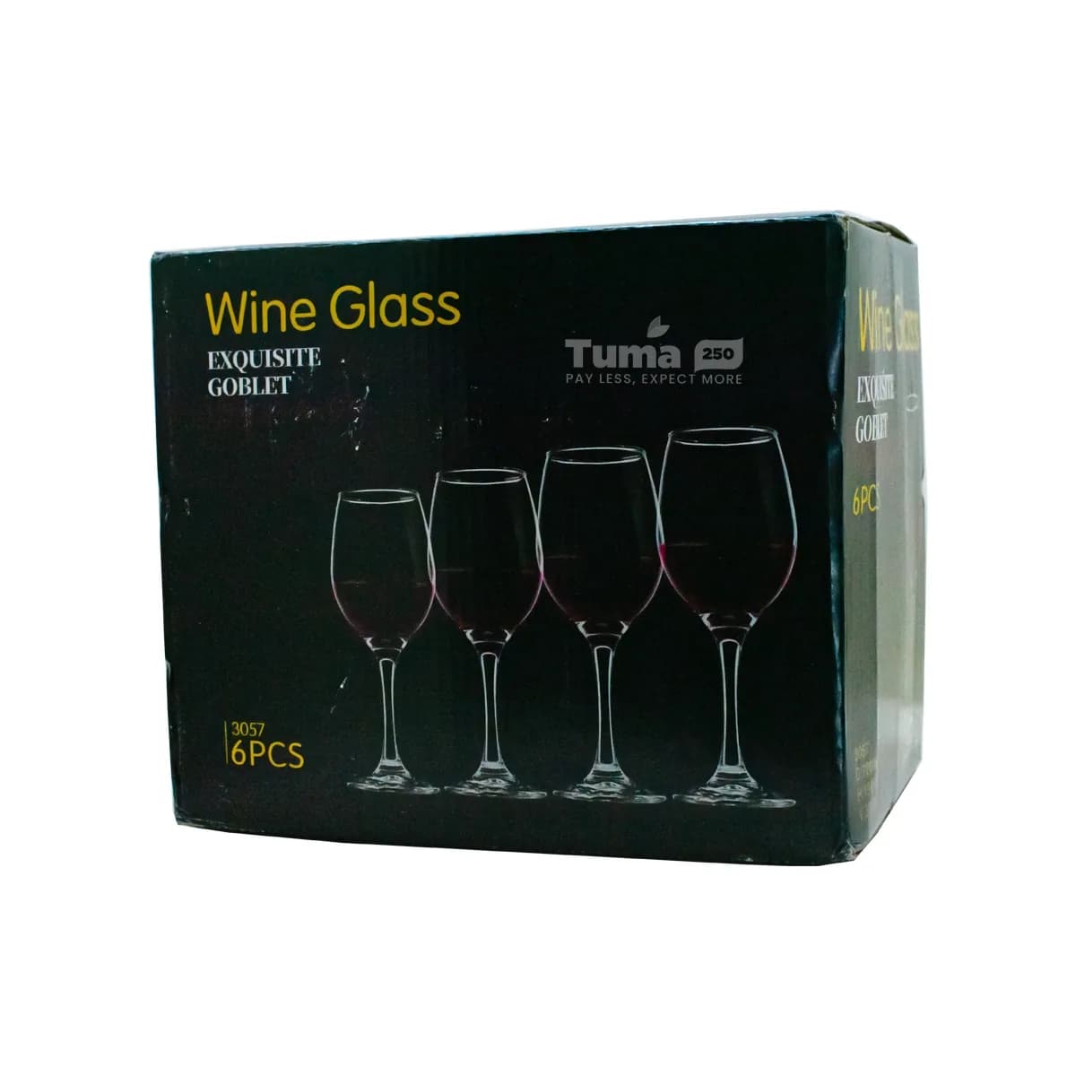 Exuisite Goblet Wine Glass 6pcs