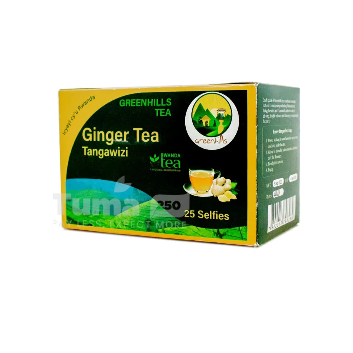 GreenHills Ginger (Tangawizi) Tea 25 Selfies
