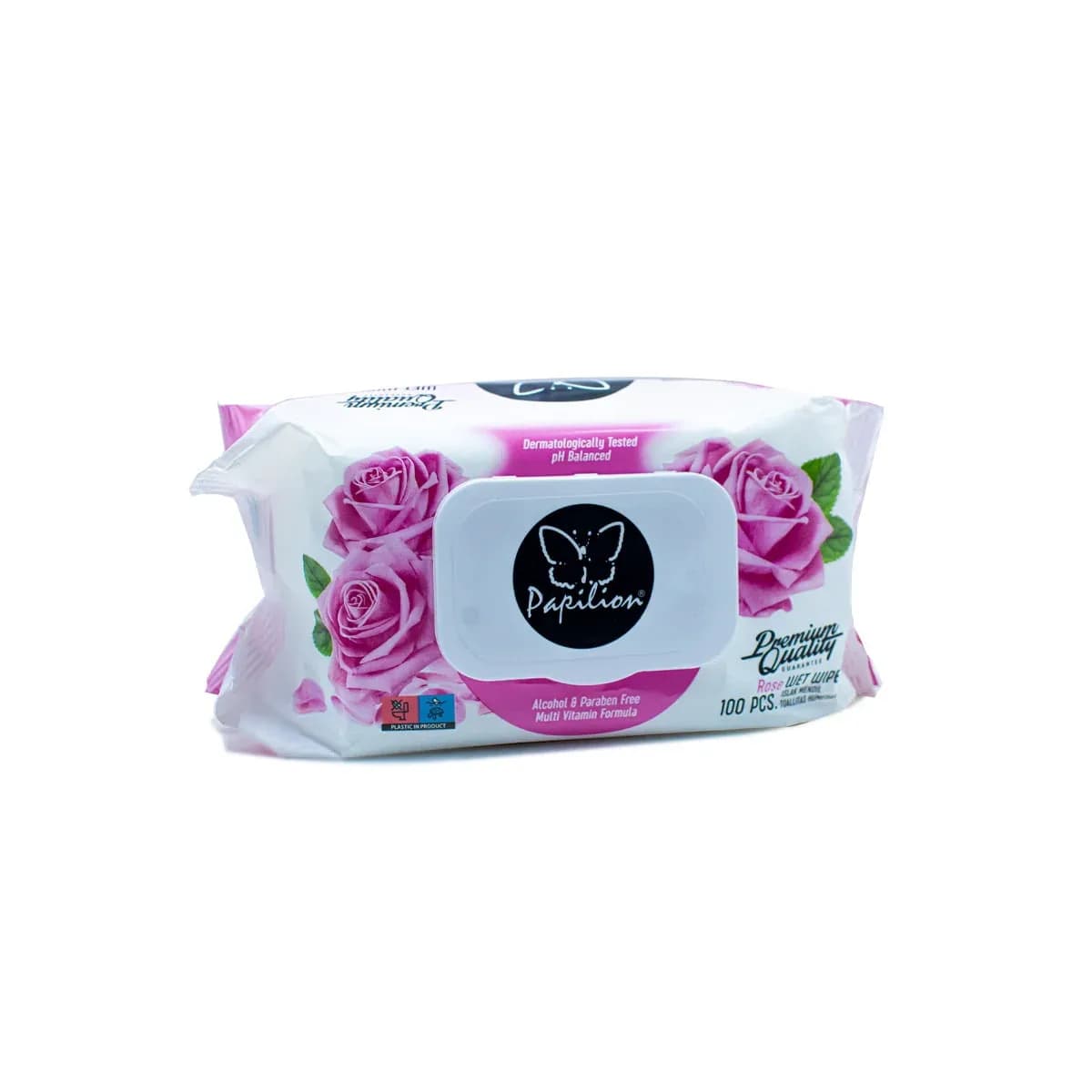 Papilion Rose Wipe Premium Quality -100pcs