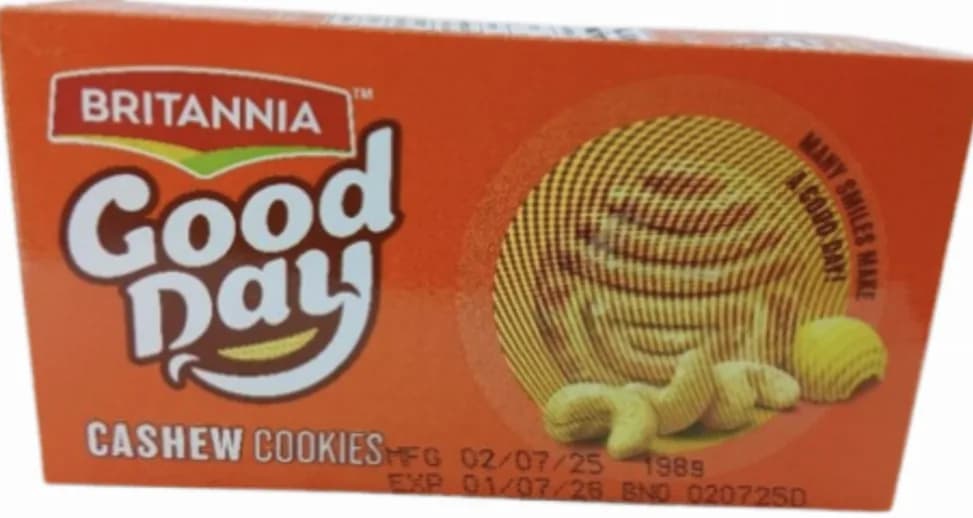 Britannia Good Day Cashew Cookies 198g
