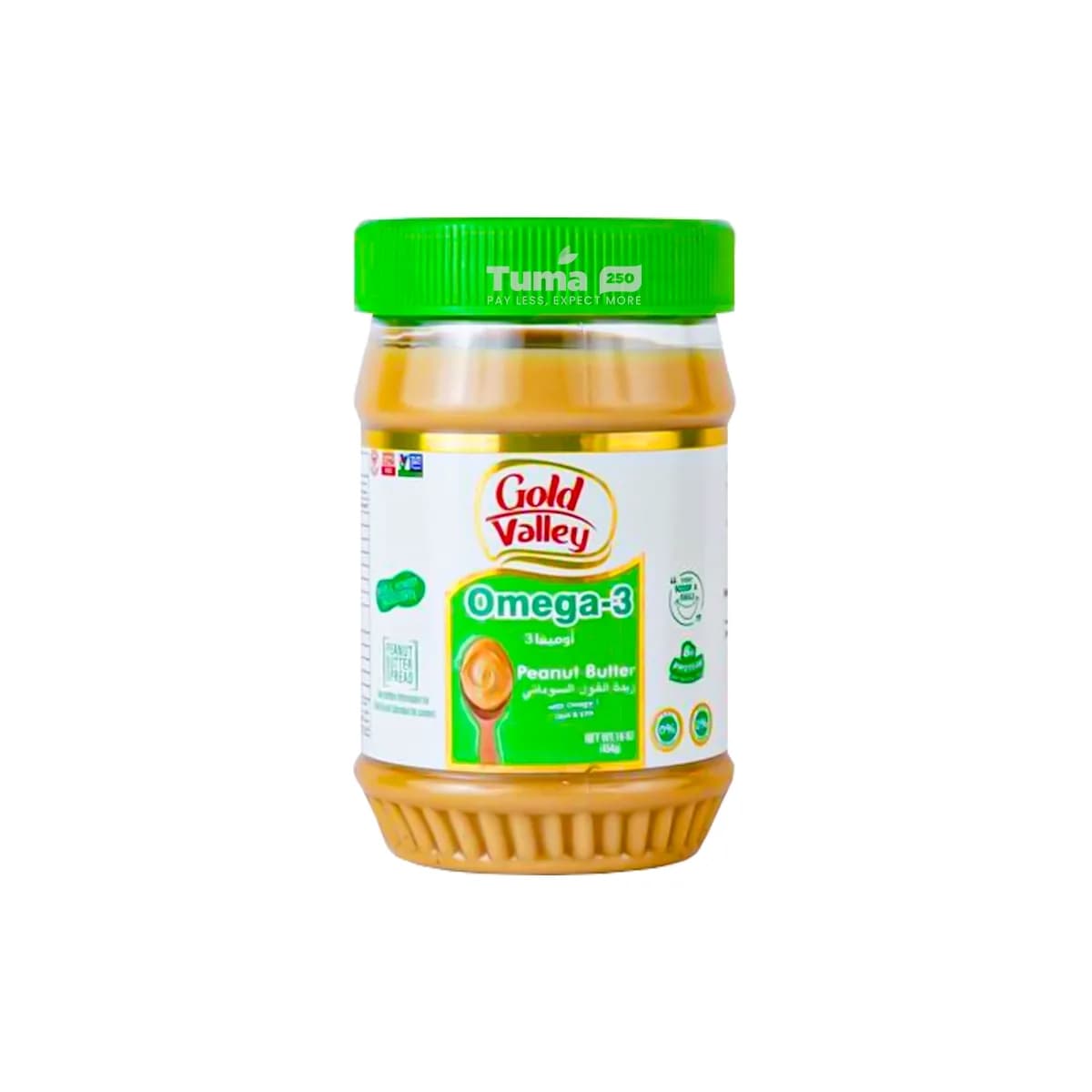 Gold Valley Omega-3 Peanut Butter 454g