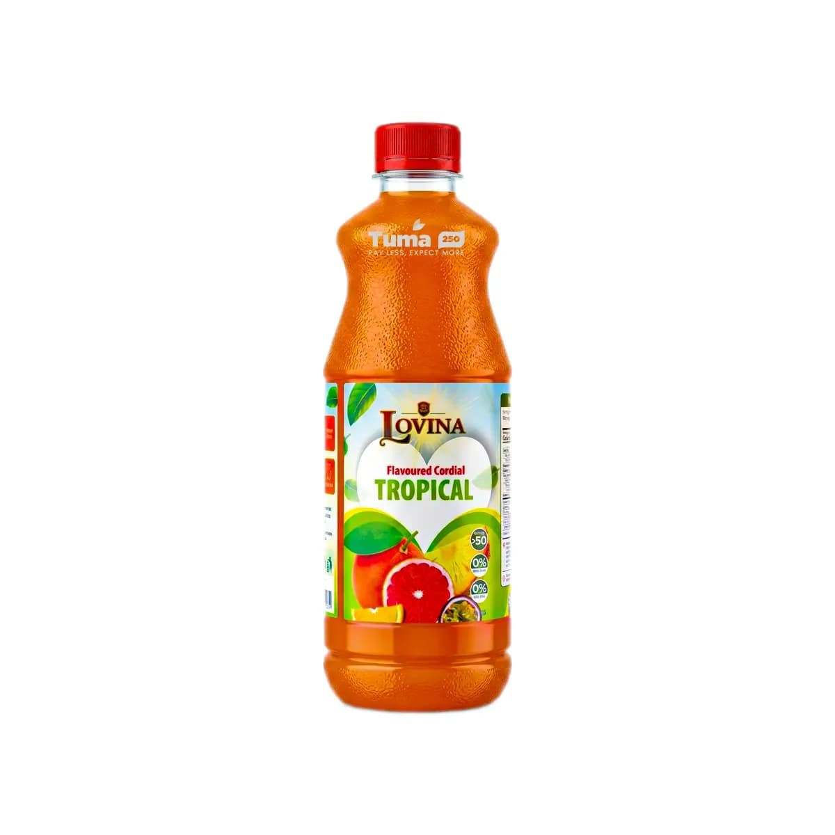 Lovina Flaouvred Cordial Tropical Juice 840ml