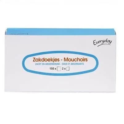 Everyday Mouchoirs (Facial Tissues 2ply ) – 150pcs