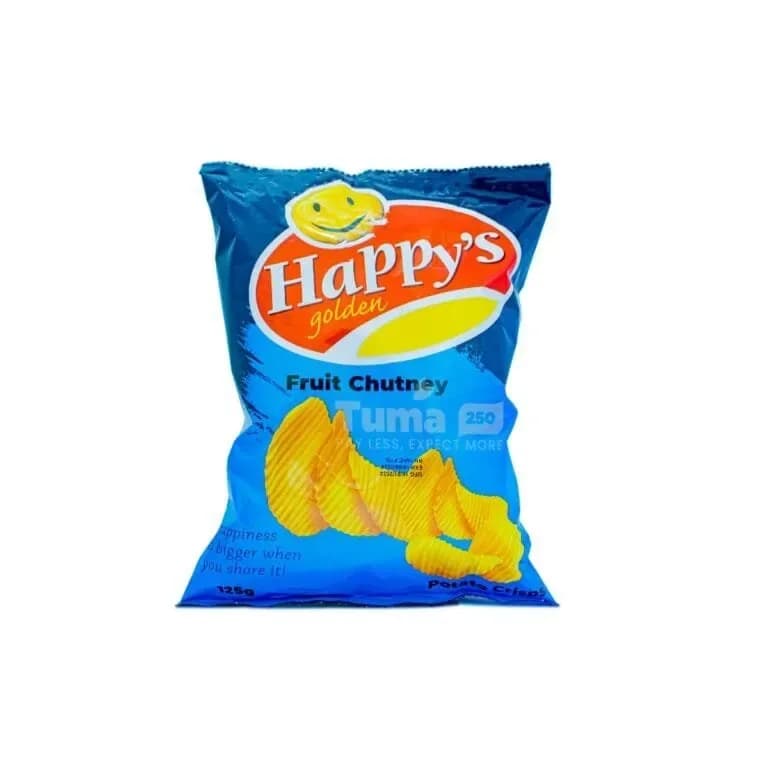 Happy’s Golden Fruit Chutney Potato Crisps