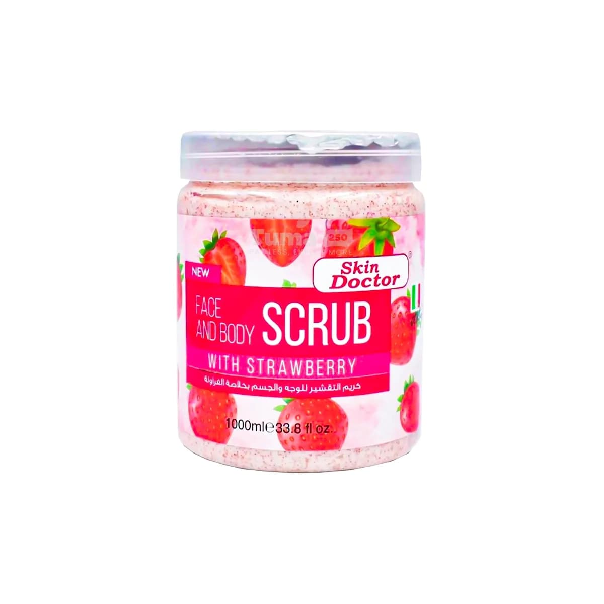New Skin Doctor Face & Body Scrub With Strawberry 1L
