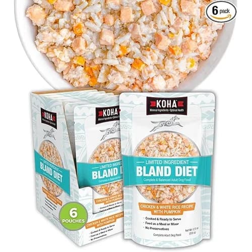 KOHA Limited Ingredient Bland Diet For Dogs, Chicken & White Rice Recipe