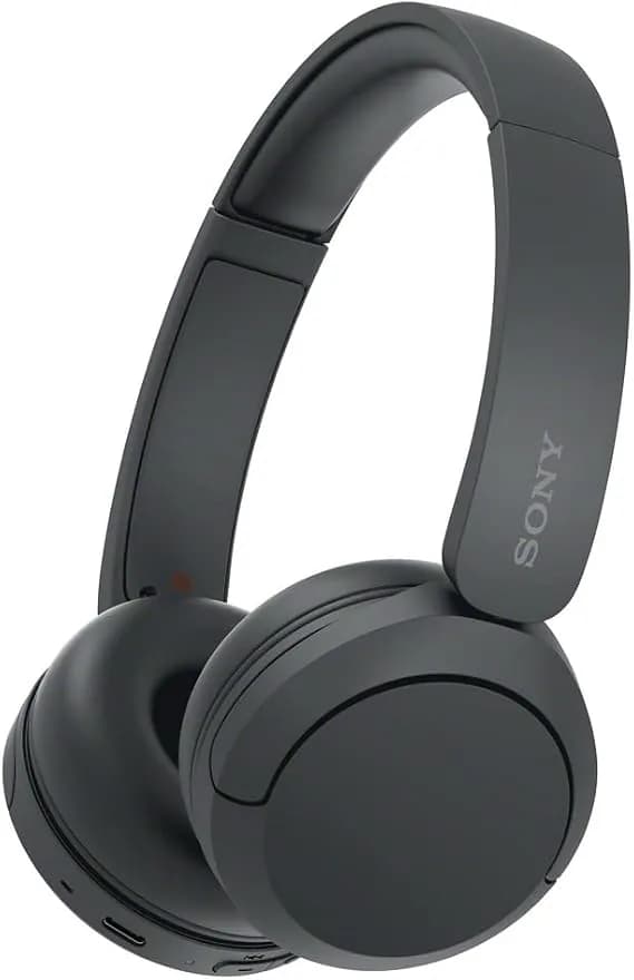 Sony WH-CH520 Wireless On-Ear Bluetooth Headphones With Microphone, Blue