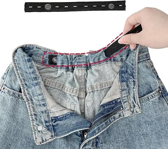 Fizzest Jeans Button Tightener Pants Adjuster Waist Tightener For Pants Women Men And Children,Waist Clip Pack Of 6