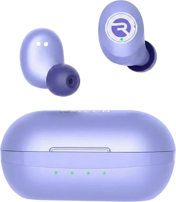 Raycon Everyday Bluetooth Wireless Earbuds With Microphone - Active Noise Cancelling, Sweat & Water-Resistant Earphones, Ear Buds Wireless Bluetooth (Purple)