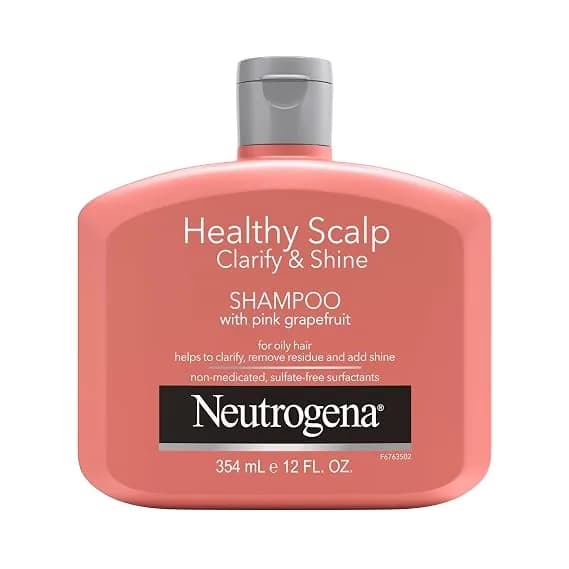 Neutrogena Healthy Scalp Clarify & Shine Shampoo, Pink Grapefruit 12 Fl Oz