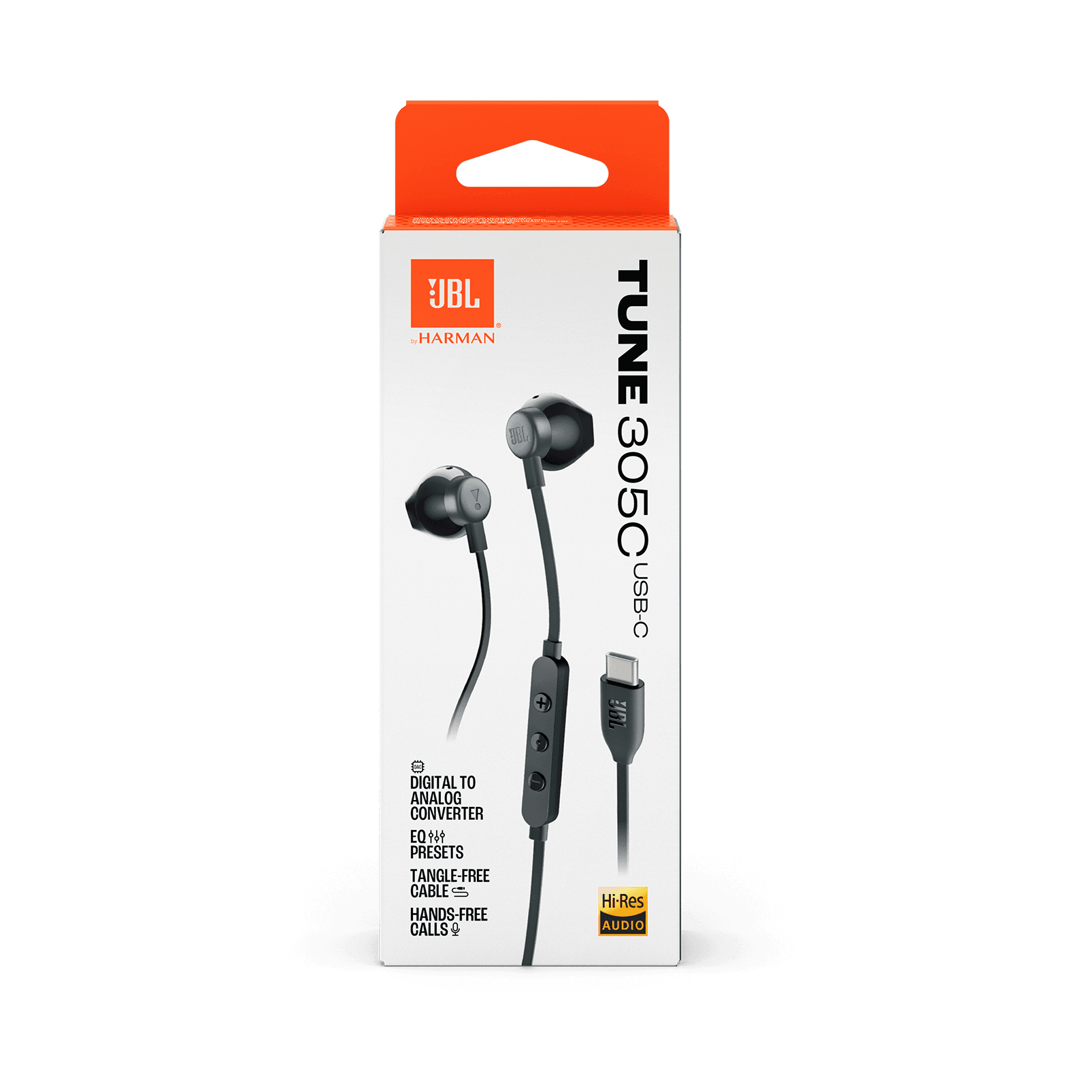 JBL Tune 305C USB-C Wired Earphones