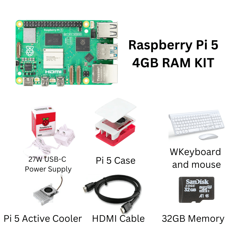 Raspberry Pi 5 4GB RAM Dev Kit NTRPI001
