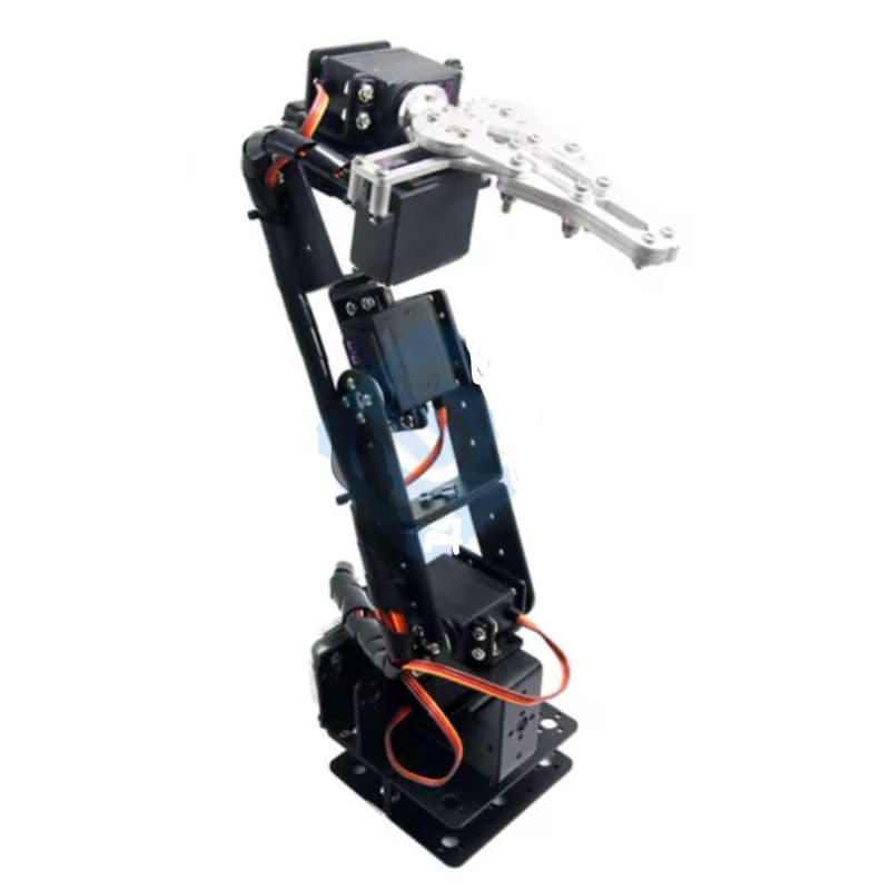 Aluminium 6-DOF Arm Mechanical Robotic Arm Clamp Claw Mount Kit Without Servos For Arduino DIY Robot Parts